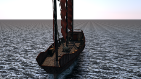 C4D Chinese Pirate Junk0172