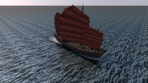 C4D Chinese Pirate Junk0325
